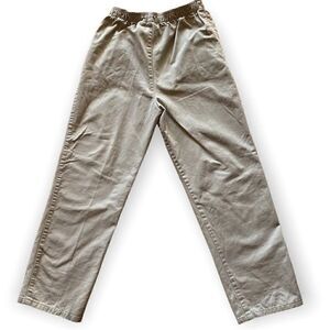 Rugged Bear Tan Pull Up Elastic Waistband Pants SZ 16